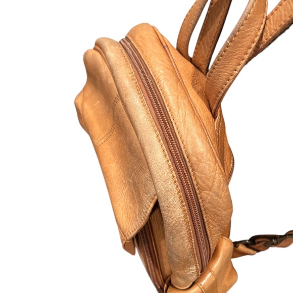 Lord Jim Vintage Brown Genuine Columbian Leather Backpack main image 10